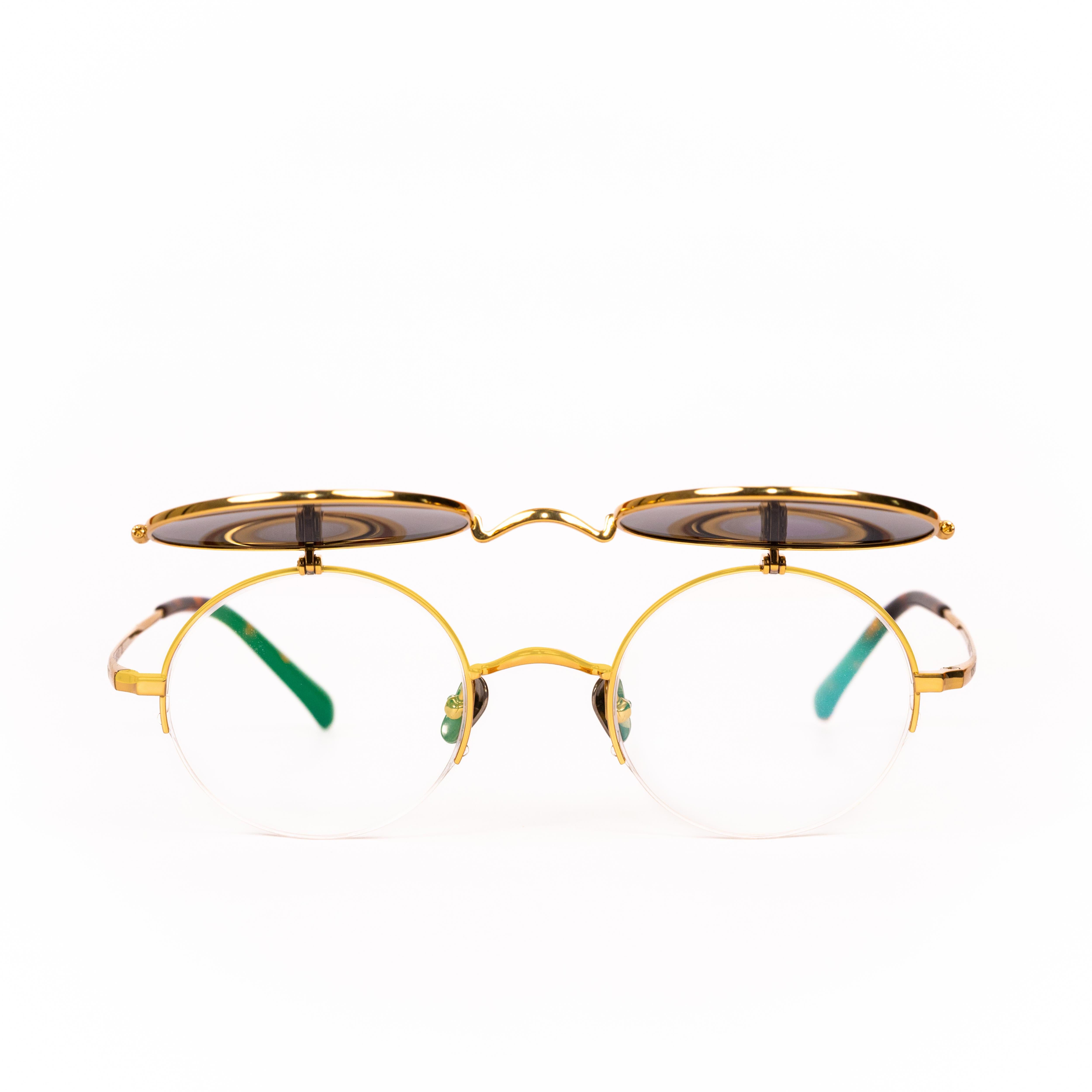 Gold Circle Glasses