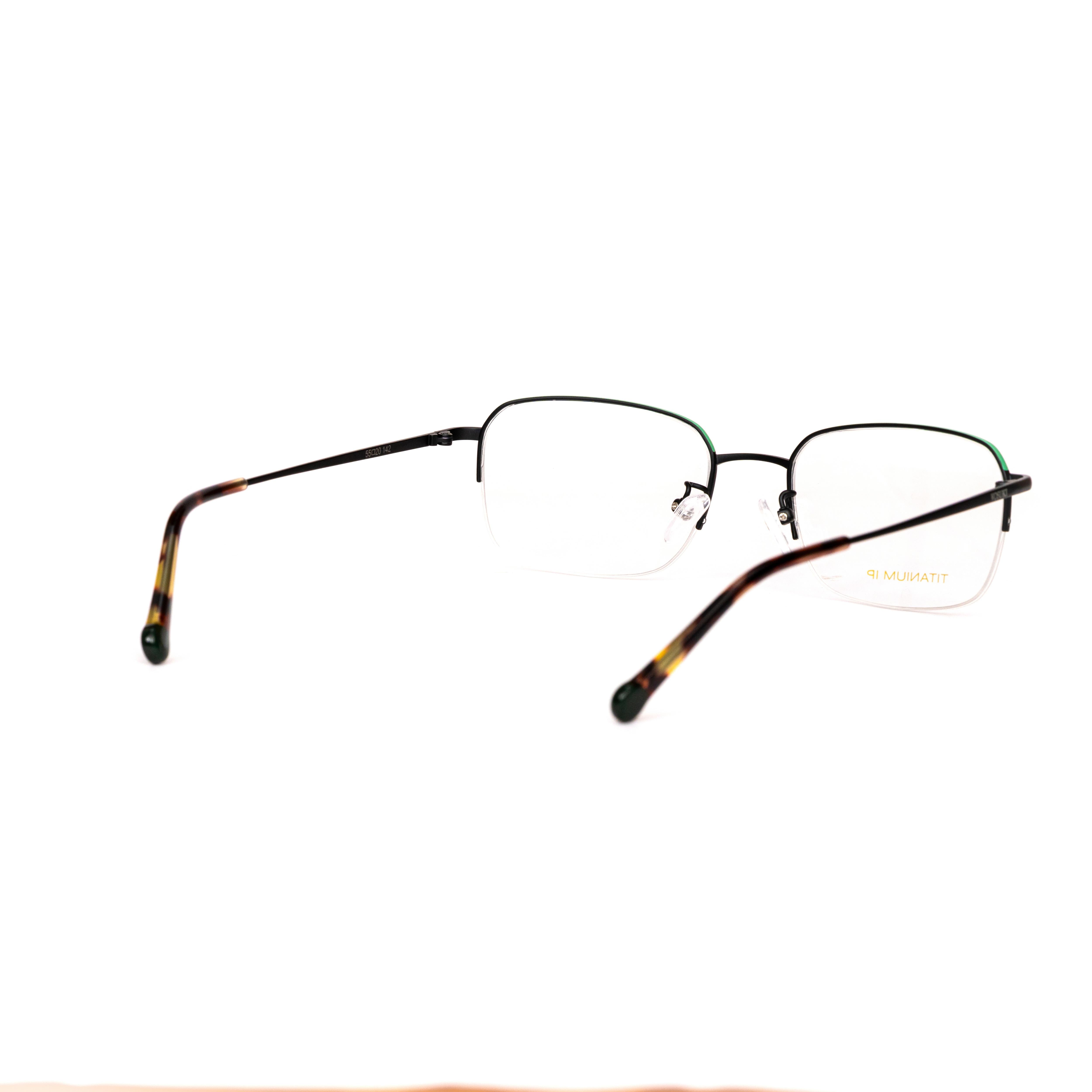 Black Half-Rim Glasses