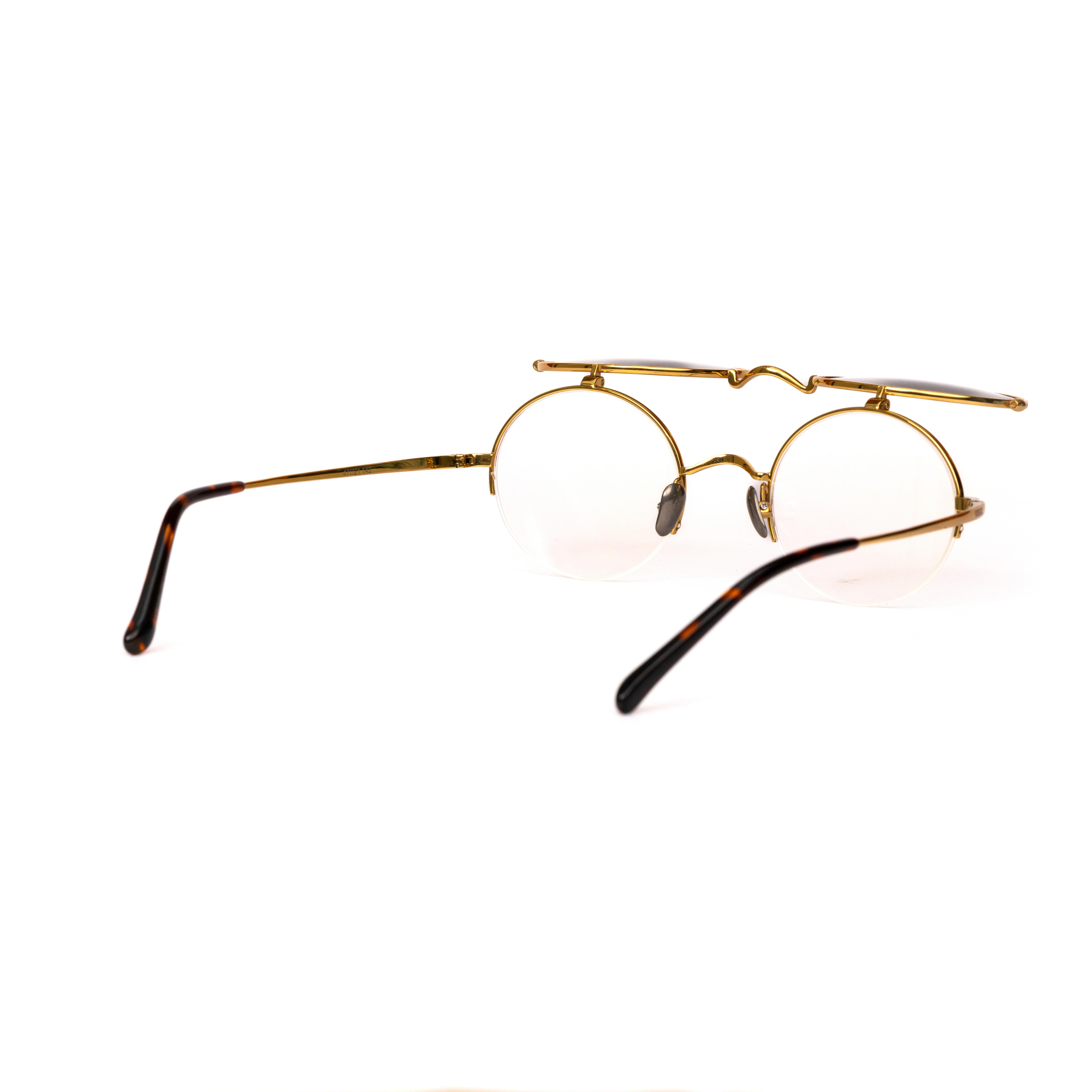 Gold Circle Glasses