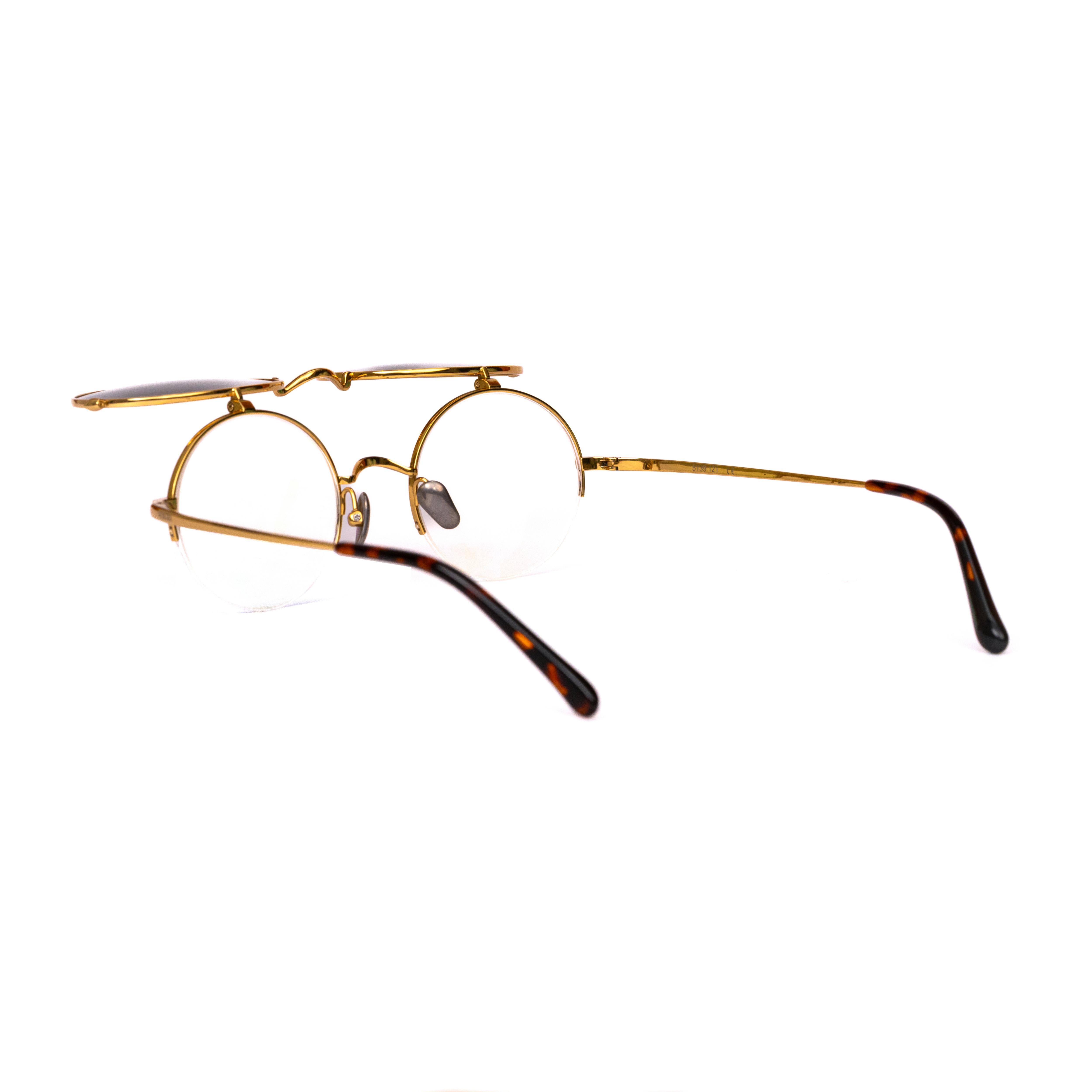 Gold Circle Glasses