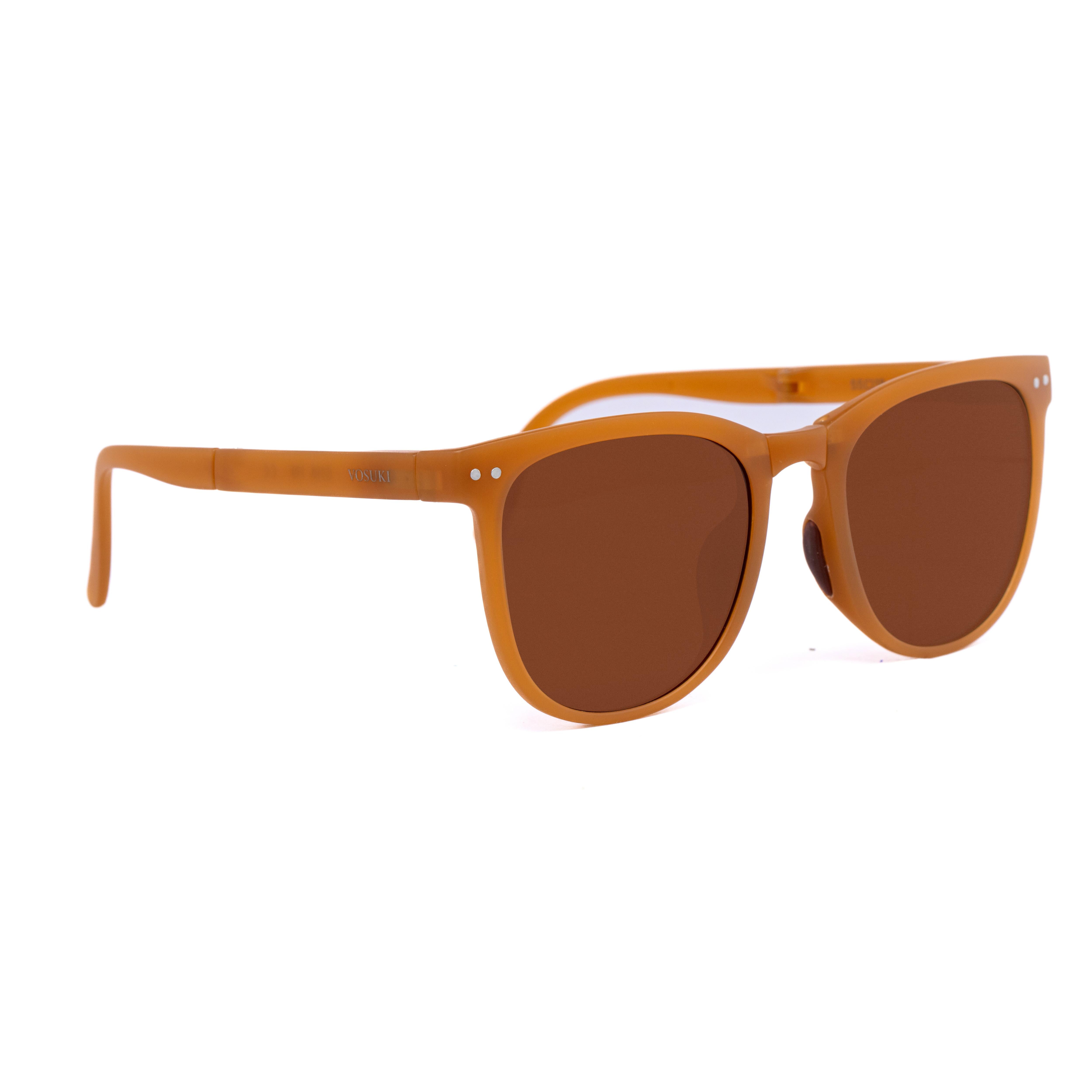 Orange Square Glasses