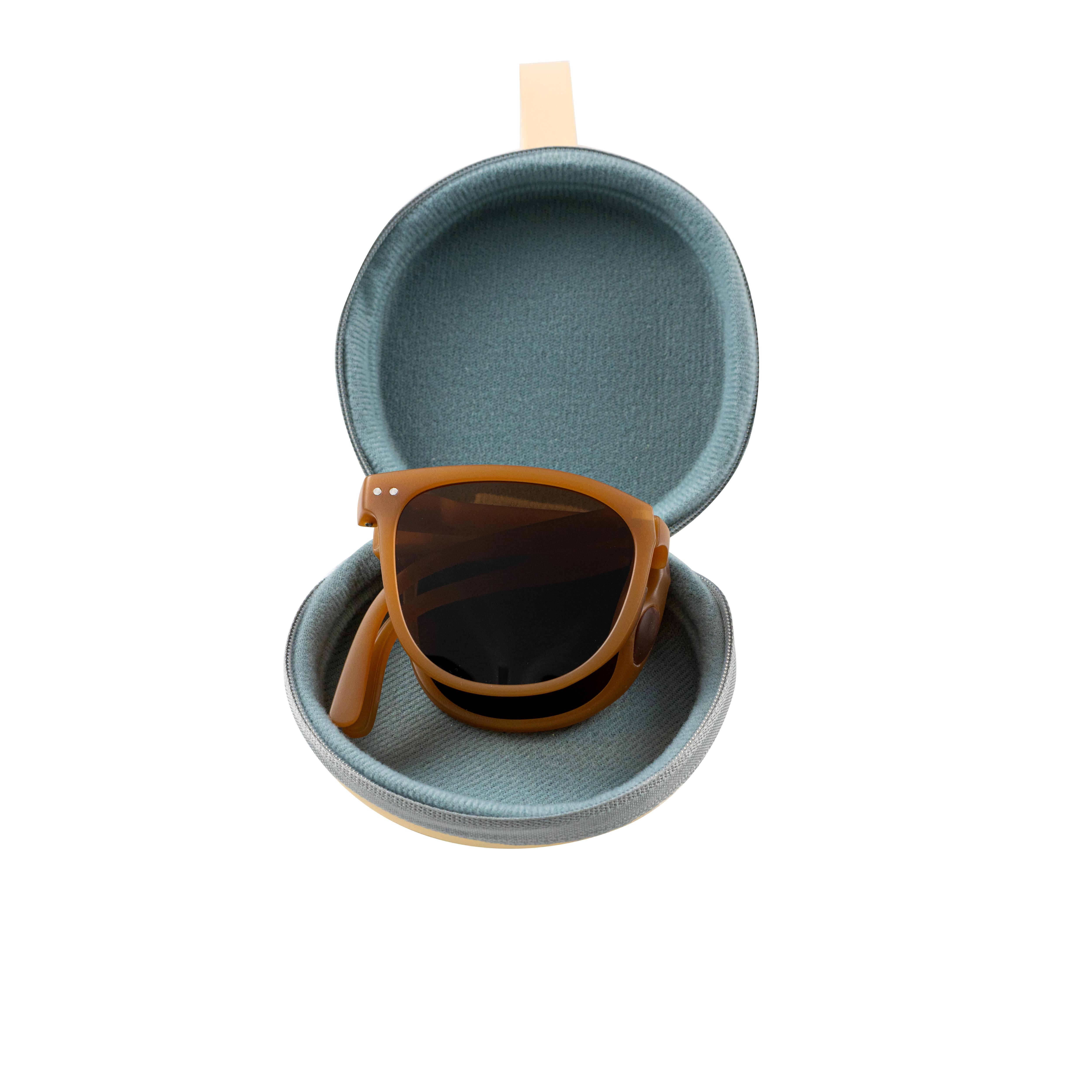 Orange Square Glasses