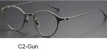 Gun Round Glasses