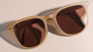 Orange Square Glasses