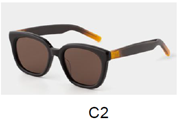 Brown Rectangle Shape Glasses