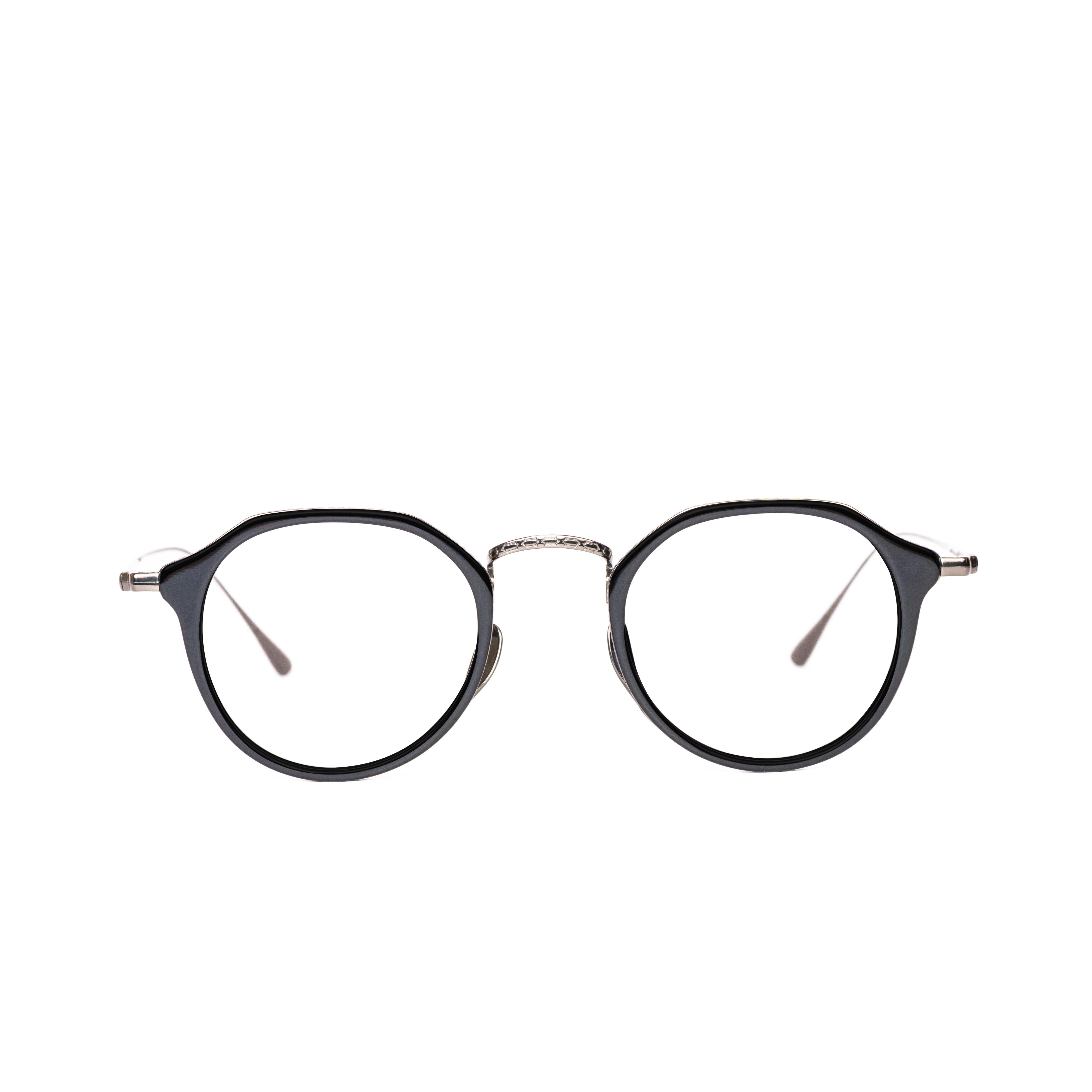 Black Gun Hexagon Glasses