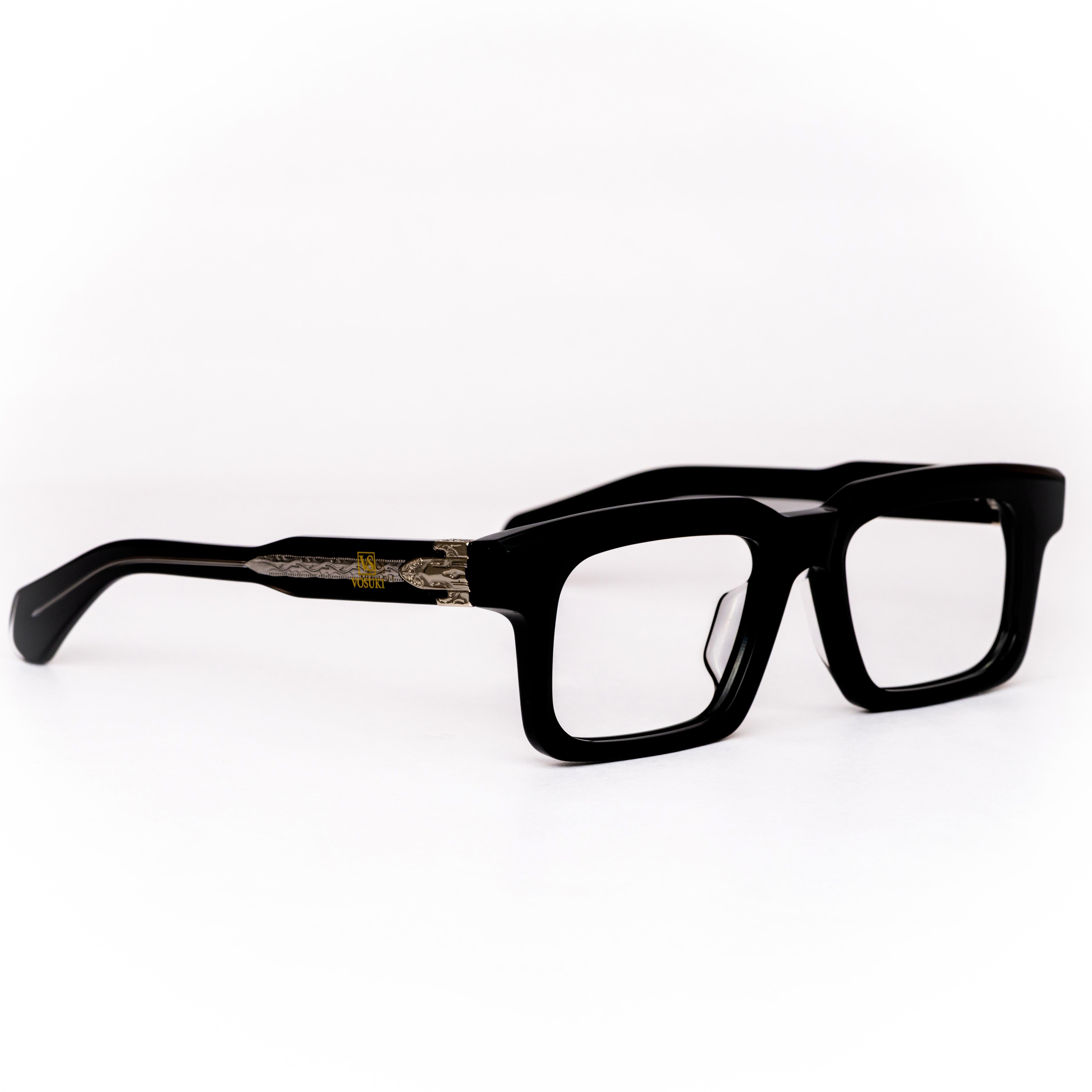 Black Rectangle Glasses