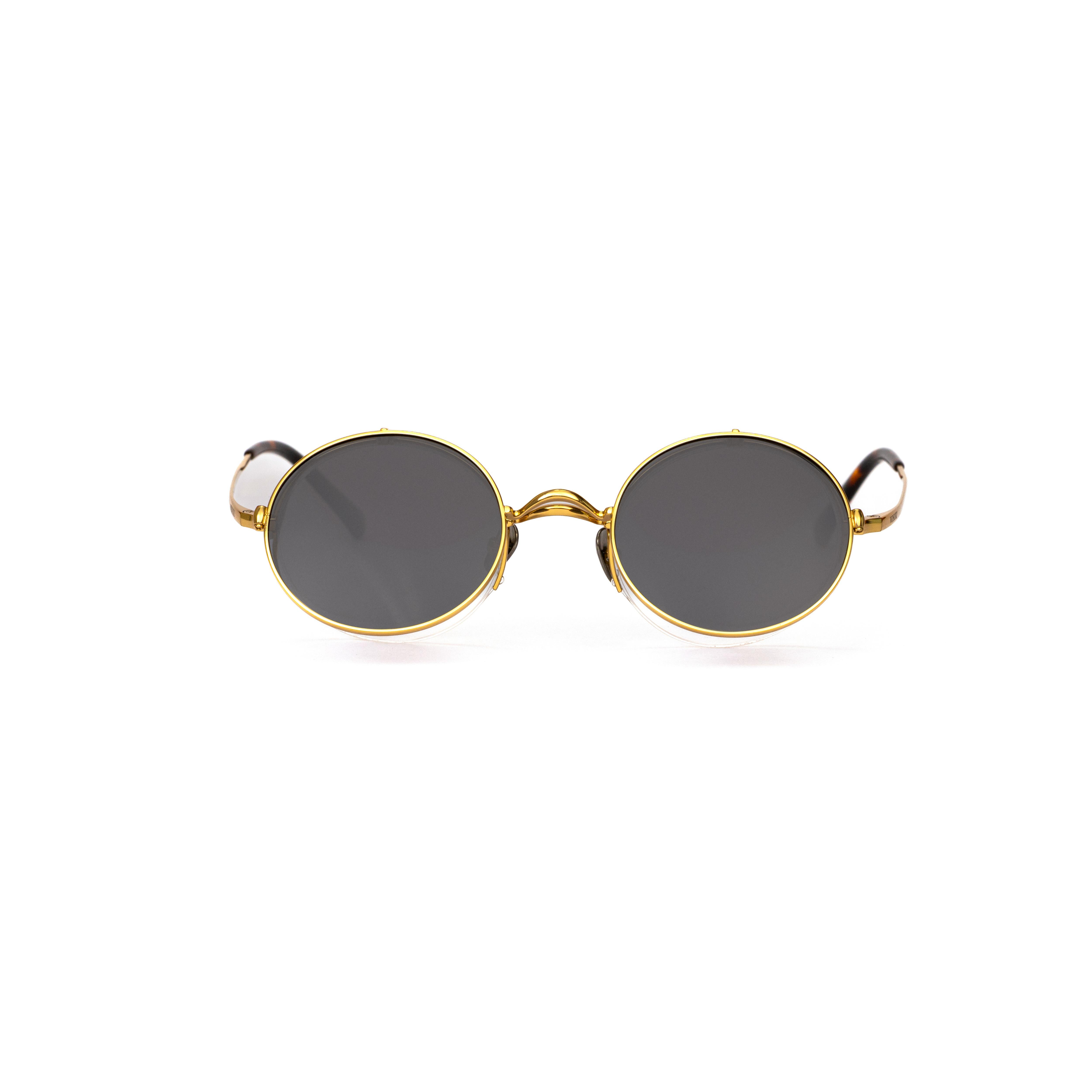 Gold Circle Glasses