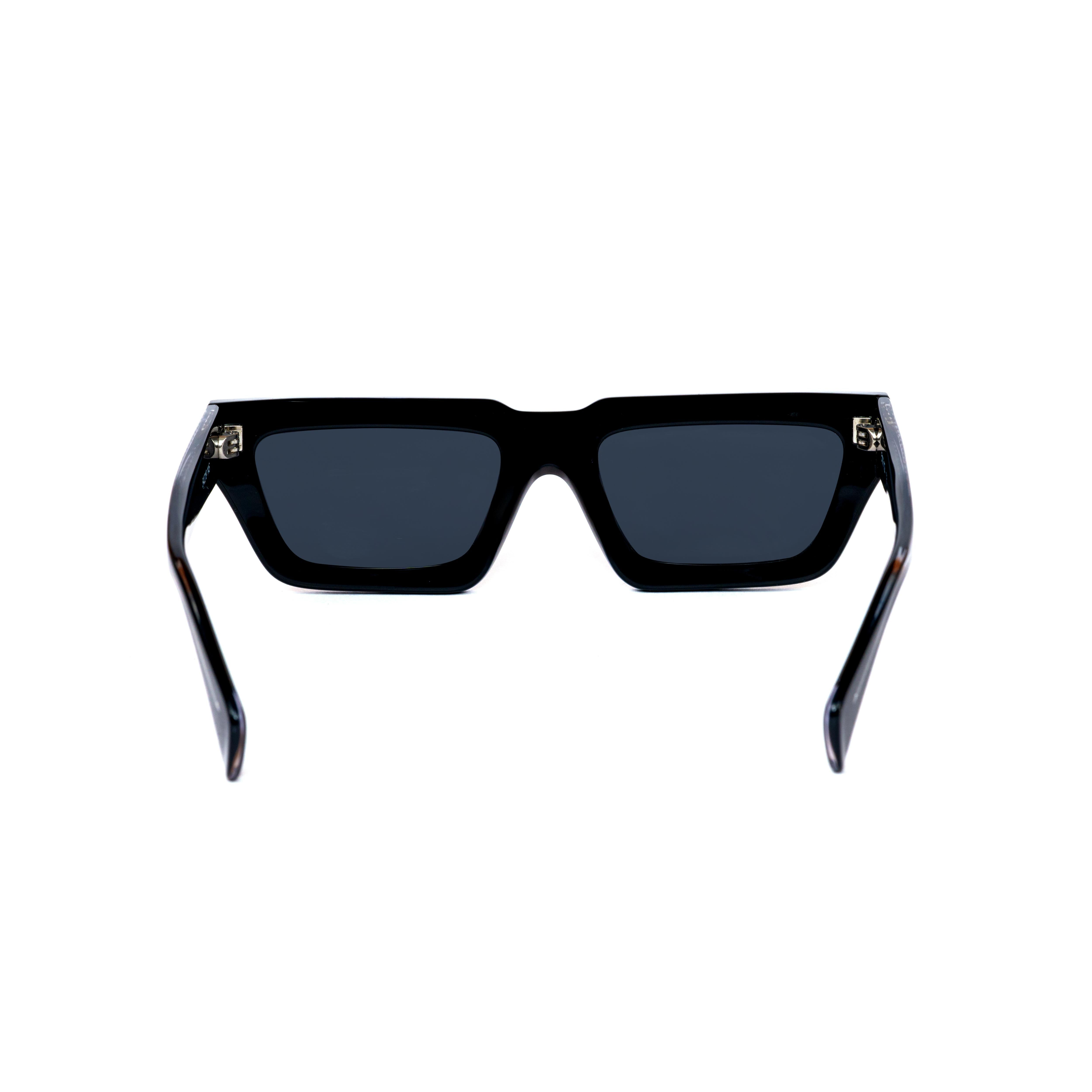 Black Pentagon Shaped Glasses