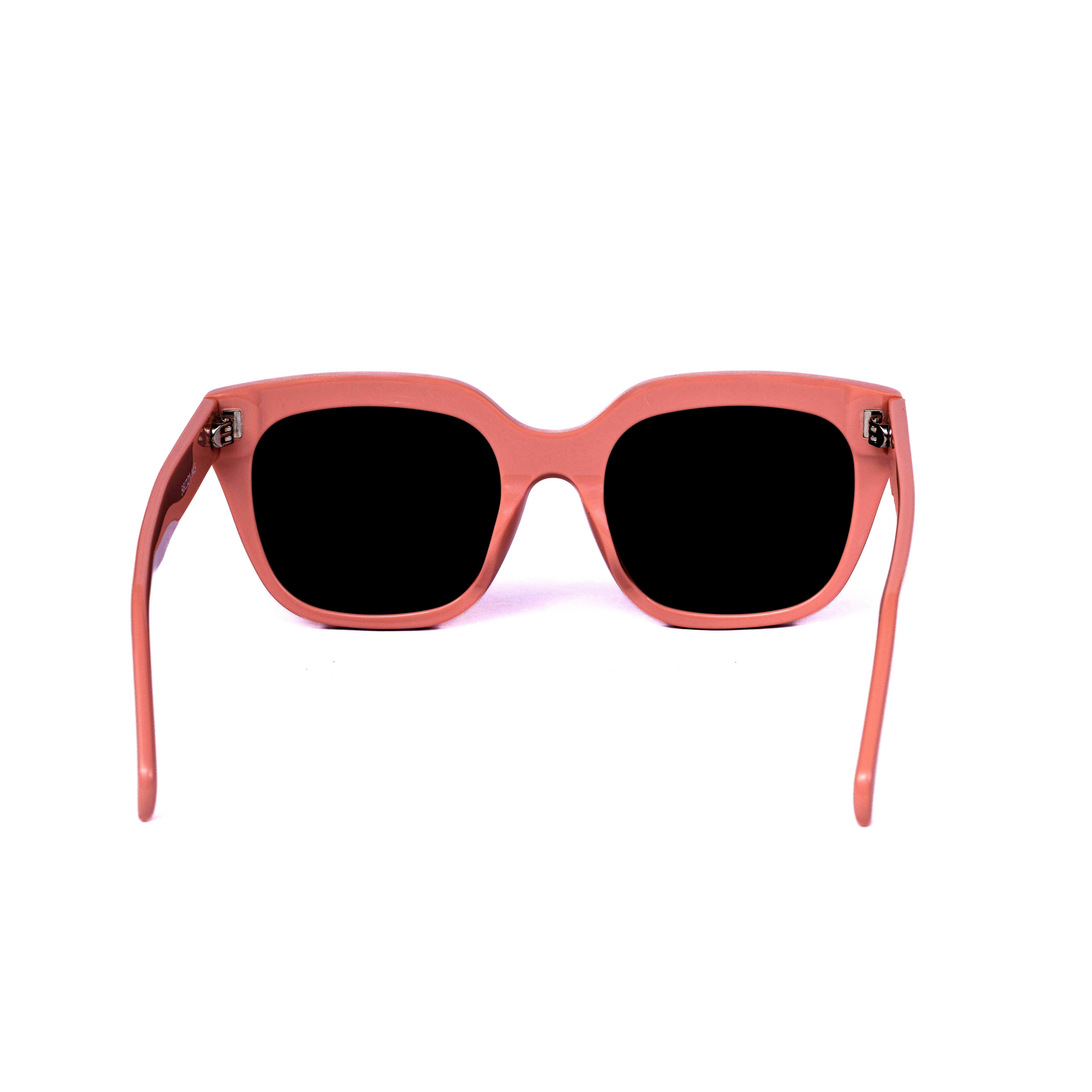 Pink Rectangle Glasses