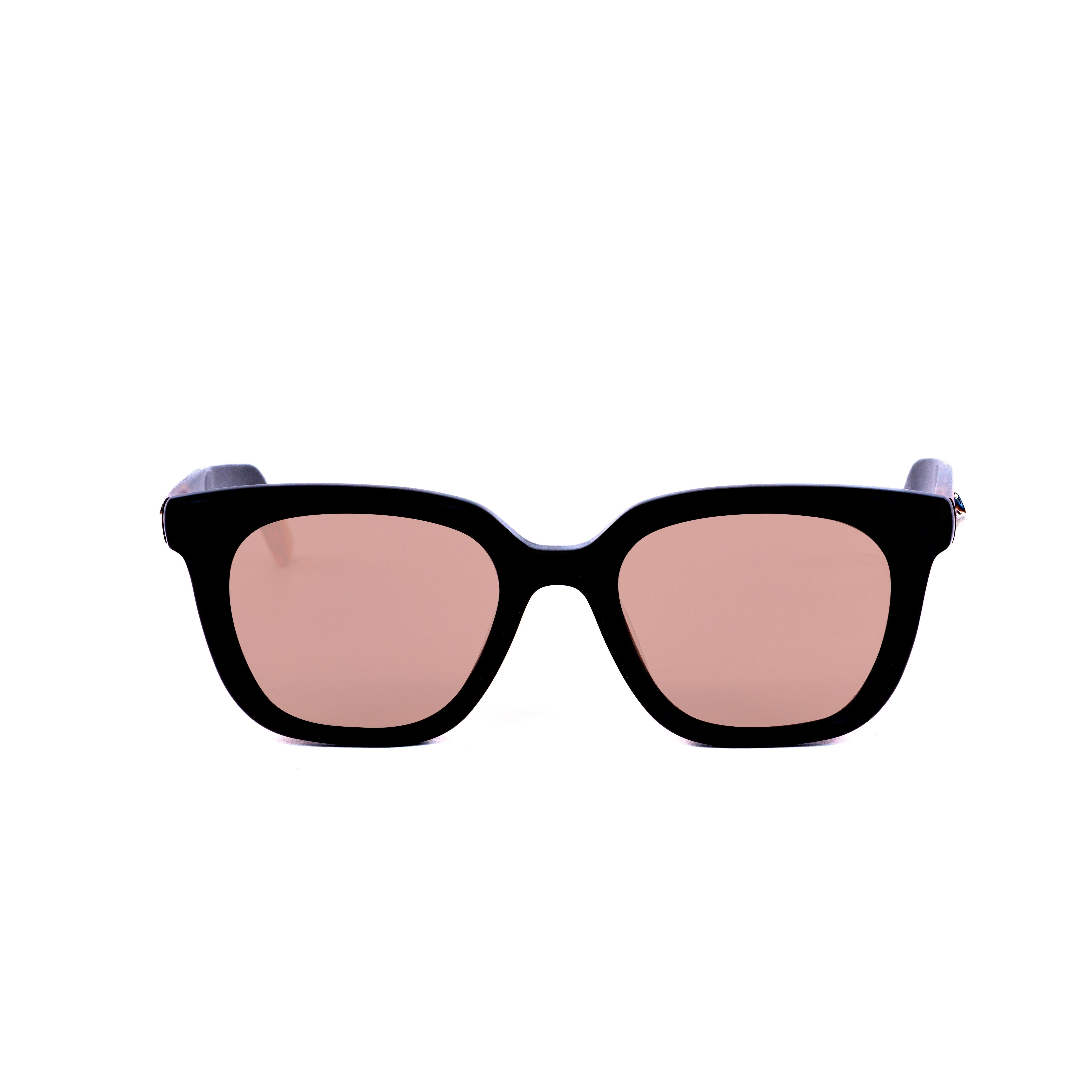 Brown Rectangle Shape Glasses