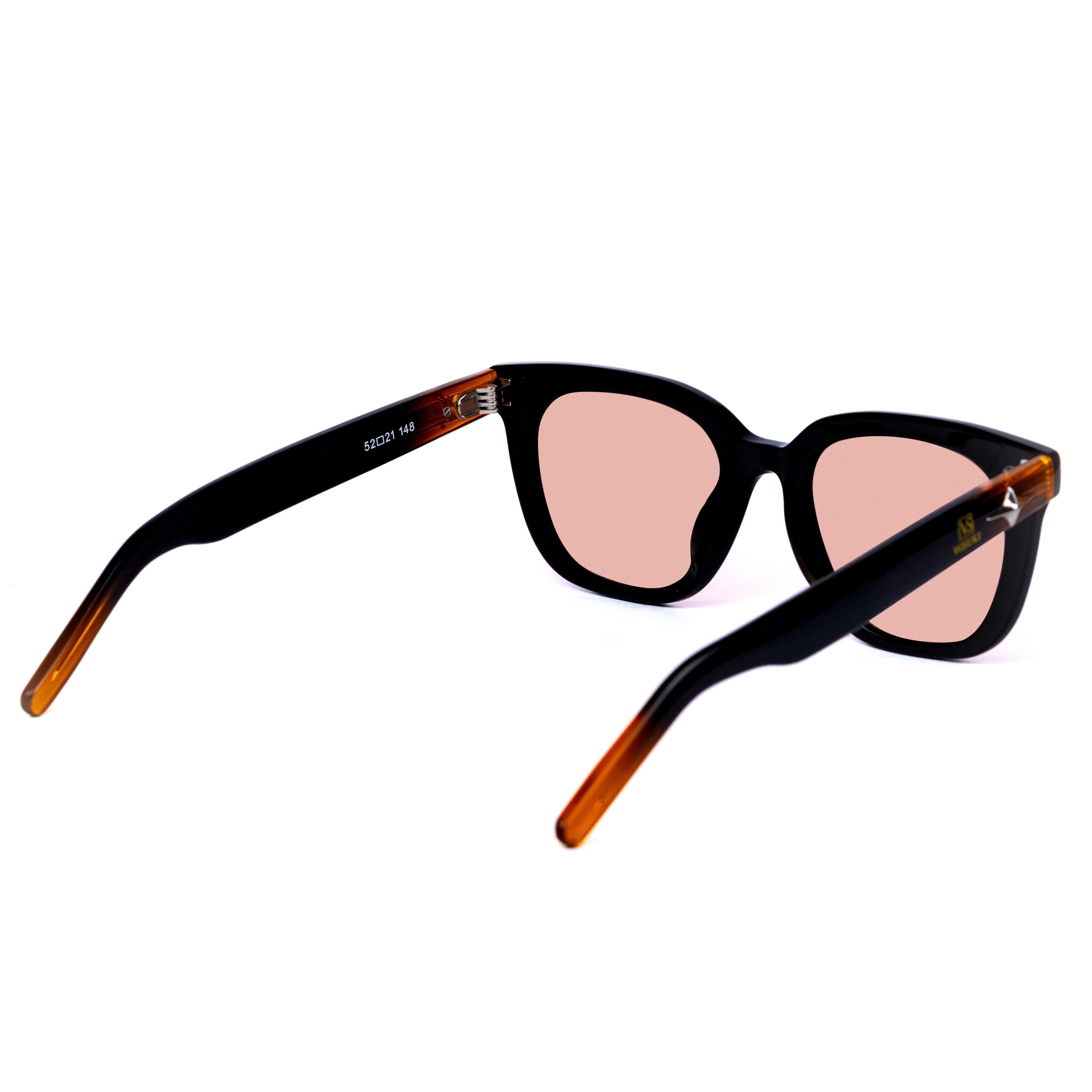 Brown Rectangle Shape Glasses