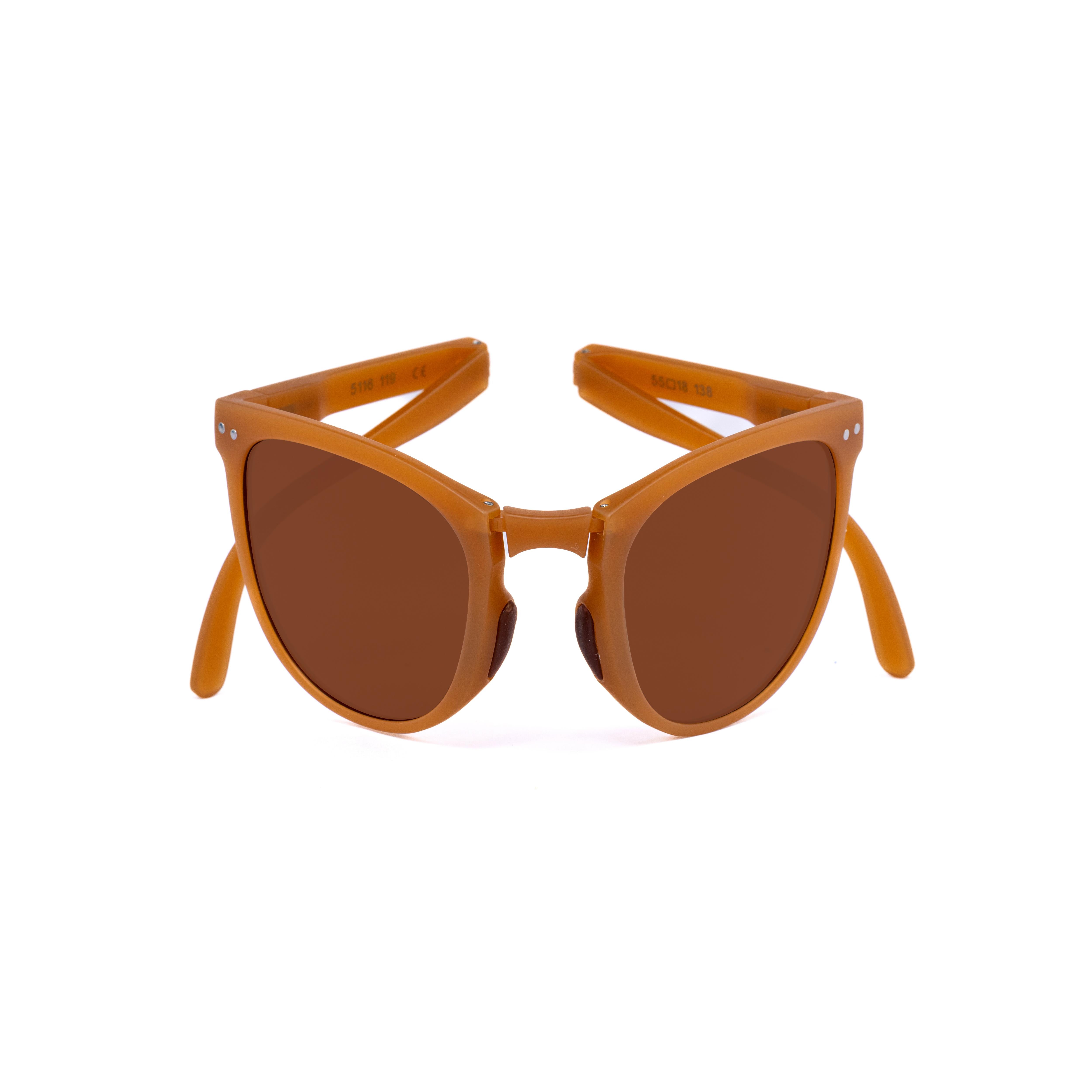 Orange Square Glasses