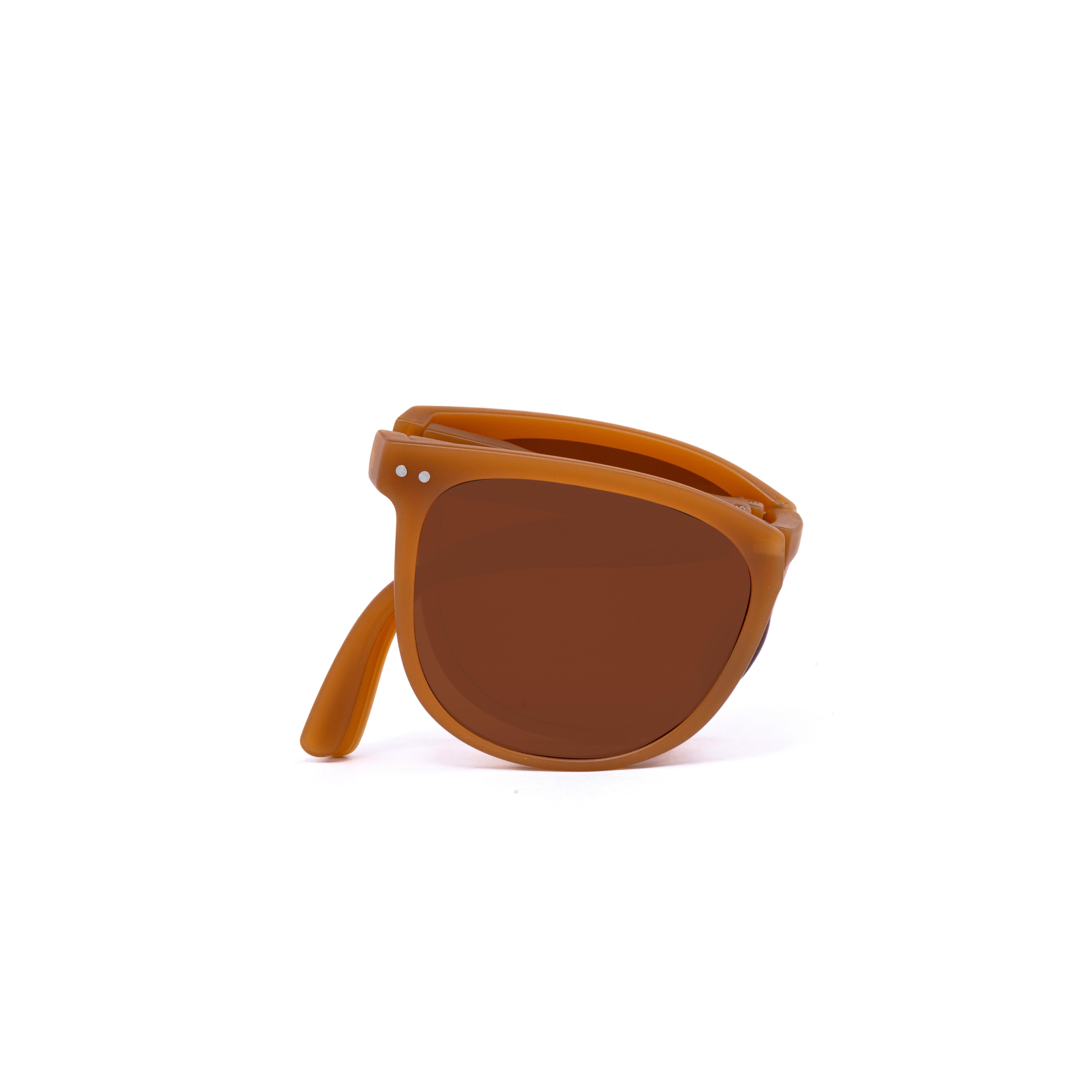 Orange Square Glasses