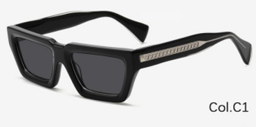 Black Pentagon Shaped Glasses