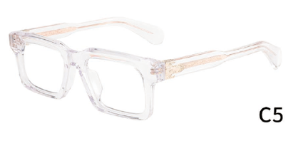 Clear Rectangle Glasses