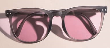 Purple Square Glasses